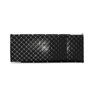 45 Dgr Black Logo & Black Screen Multiple Sizes Upgraded Luxury Women PU Leather Handbag