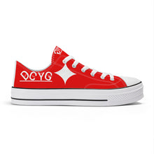 Load image into Gallery viewer, DCYG Xclusive Unisex Classic Low Top Canvas Shoes - White
