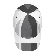 Load image into Gallery viewer, DCYG Grey, Light Grey, &amp; White S24 Curved Brim Baseball Cap (AOP)

