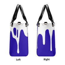 Load image into Gallery viewer, DRIP SF White Logo &amp; Purple Multiple Sizes Upgraded Luxury Women PU Leather Handbag
