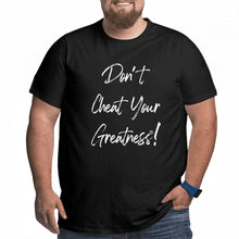 Load image into Gallery viewer, DCYG White Curdsive Logo Men's Plus Size T-shirt
