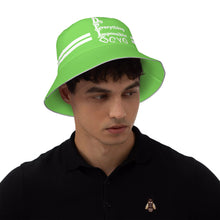 Load image into Gallery viewer, DCYG 24 DEI White &amp; Light Green Bucket Hat
