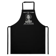Load image into Gallery viewer, Ancestors Black, Female , White Logo &amp; Black  Apron
