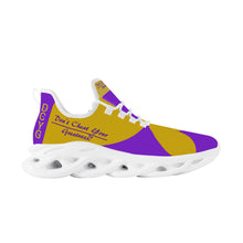 Load image into Gallery viewer, DCYG Purple &amp; Gold 2nd Edition B Flex Control Sneaker - White

