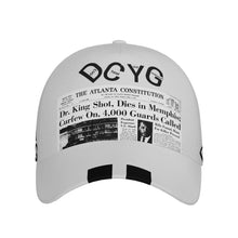 Load image into Gallery viewer, DCYG Black History Gray Curved Brim Baseball Cap
