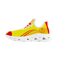 Load image into Gallery viewer, Royal 38 DDZ Red Logo ,Gold &amp; Yellow Control Sneaker - White

