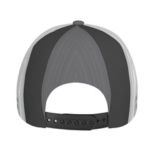 Load image into Gallery viewer, Ancestors Japanese White Logo &amp; Grey  ,White Curved Brim Baseball Cap (AOP)
