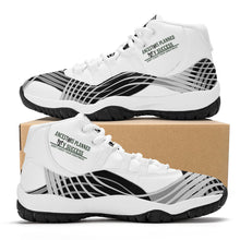 Load image into Gallery viewer, Ancestors Native, Black Logo, High Top Air Retro Sneakers - White
