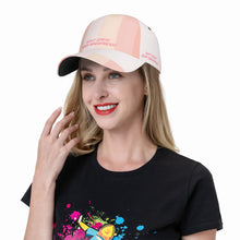 Load image into Gallery viewer, DCYG Peach Orange &amp; Light Pink S24 Curved Brim Baseball Cap (AOP)
