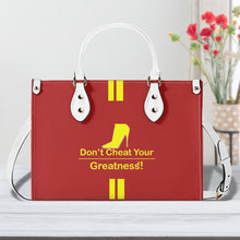 Load image into Gallery viewer, DCYG Yellow Red Bottoms &amp; Red Multiple Sizes Upgraded Luxury Women PU Leather Handbag
