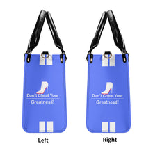 Load image into Gallery viewer, DCYG White Red Bottoms &amp; Royal Blue Multiple Sizes Upgraded Luxury Women PU Leather Handbag
