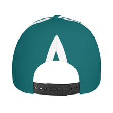 Load image into Gallery viewer, Ancestors Irish , White Logo ,White Stripes &amp; Green Curved Brim Baseball Cap (AOP)
