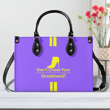 Load image into Gallery viewer, DCYG Yellow Red Bottoms &amp; Purple Multiple Sizes Upgraded Luxury Women PU Leather Handbag
