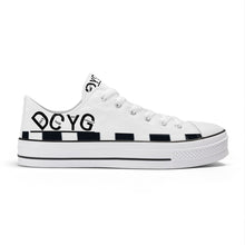 Load image into Gallery viewer, DCYG Xclusive Unisex Classic Low Top Canvas Shoes - White
