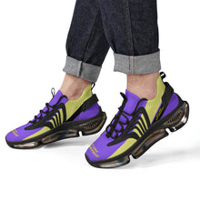 Load image into Gallery viewer, DCYG X2 Purple &amp; Gold Air Max React Sneakers - Black
