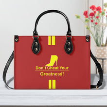Load image into Gallery viewer, DCYG Yellow Red Bottoms &amp; Red Multiple Sizes Upgraded Luxury Women PU Leather Handbag
