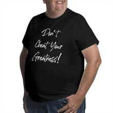Load image into Gallery viewer, DCYG White Curdsive Logo Men's Plus Size T-shirt
