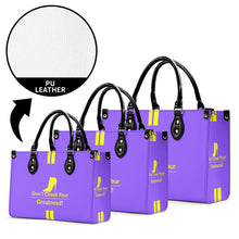 Load image into Gallery viewer, DCYG Yellow Red Bottoms &amp; Purple Multiple Sizes Upgraded Luxury Women PU Leather Handbag

