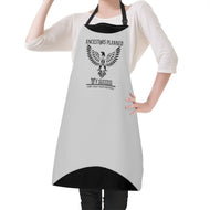 Ancestors Native , Black Logo , Grey Apron