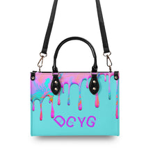 Load image into Gallery viewer, DRIP Pink,Turquoise &amp; Turquoise Multiple Sizes Upgraded Luxury Women PU Leather Handbag
