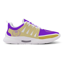 Load image into Gallery viewer, Royalty 24 Purple ,Gold Logo &amp; Stripes Unisex New Training Runing Shoes
