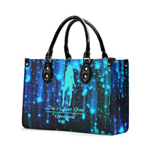 Load image into Gallery viewer, DRIP SF Turquoise  Logo &amp; Multiple Sizes Upgraded Luxury Women PU Leather Handbag
