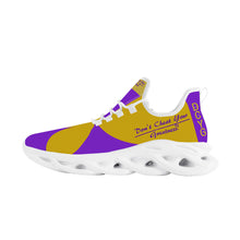 Load image into Gallery viewer, DCYG Purple &amp; Gold 2nd Edition B Flex Control Sneaker - White

