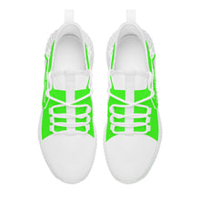 Load image into Gallery viewer, DCYG White &amp; Neon Green NP5 Mesh Knit Shoes .Mens up to size 11 only
