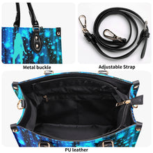 Load image into Gallery viewer, DRIP SF Turquoise  Logo &amp; Multiple Sizes Upgraded Luxury Women PU Leather Handbag
