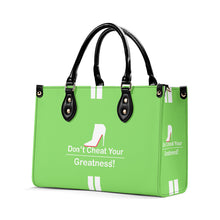 Load image into Gallery viewer, DCYG White Red Bottoms &amp; Light Green Multiple Sizes Upgraded Luxury Women PU Leather Handbag
