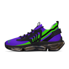 Load image into Gallery viewer, DCYG Purple &amp; Green Air Max React Sneakers - Black
