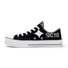 Load image into Gallery viewer, DCYG Xclusive Unisex Classic Low Top Canvas Shoes - White
