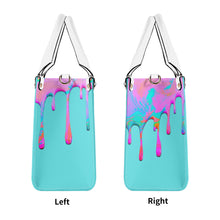 Load image into Gallery viewer, DRIP Pink,Turquoise &amp; Turquoise Multiple Sizes Upgraded Luxury Women PU Leather Handbag
