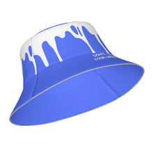 Load image into Gallery viewer, DCYG 24 DRIP  White &amp;  Blue Bucket Hat
