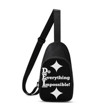 Load image into Gallery viewer, DCYG DEI White &amp; Black  Chest Bag
