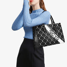 Load image into Gallery viewer, 45 Dgr Black Logo &amp; Black Screen Multiple Sizes Upgraded Luxury Women PU Leather Handbag
