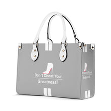Load image into Gallery viewer, DCYG White Red Bottoms &amp; Grey Multiple Sizes Upgraded Luxury Women PU Leather Handbag

