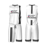 Ancestors Filipino , Black Logo & Black & White Men’s Basketball Uniform Jersey Set