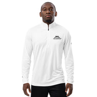 DCYG 24 NERDS White Logo Quarter zip pullover