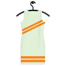Load image into Gallery viewer, DCYG Orange &amp;  Light Green FM 1  Bodycon dress

