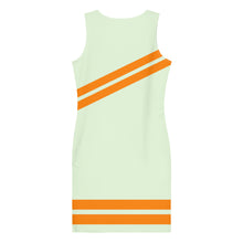 Load image into Gallery viewer, DCYG Orange &amp;  Light Green FM 1  Bodycon dress
