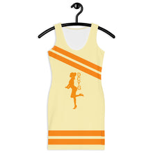 Load image into Gallery viewer, DCYG Orange &amp; Yellow FM1 Bodycon dress
