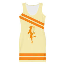 Load image into Gallery viewer, DCYG Orange &amp; Yellow FM1 Bodycon dress
