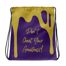 Load image into Gallery viewer, DCYG DRIP Gold logo &amp; Pure Drawstring bag
