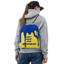Load image into Gallery viewer, DCYG 24 DRIP Blue &amp; Yellow Drawstring bag
