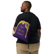 DCYG DRIP Gold logo & Pure Drawstring bag
