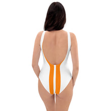 Load image into Gallery viewer, DCYG FM1 MultiColored Poka Dots &amp; White One-Piece Swimsuit
