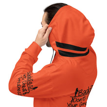 Load image into Gallery viewer, DCYG 815 Edition Baddies Black Logo &amp; Orange Hoodie
