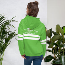 Load image into Gallery viewer, DCYG White Red Bottoms &amp; Green Unisex Hoodie
