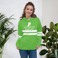 Load image into Gallery viewer, DCYG White Red Bottoms &amp; Green Unisex Hoodie
